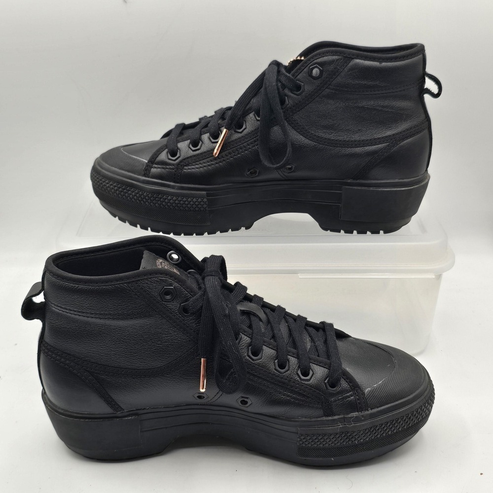 Adidas ๐ค Nizza Trek ๐ค Platform Sneakers Womens 8.5 Genuine Leather - Picture 4 of 16